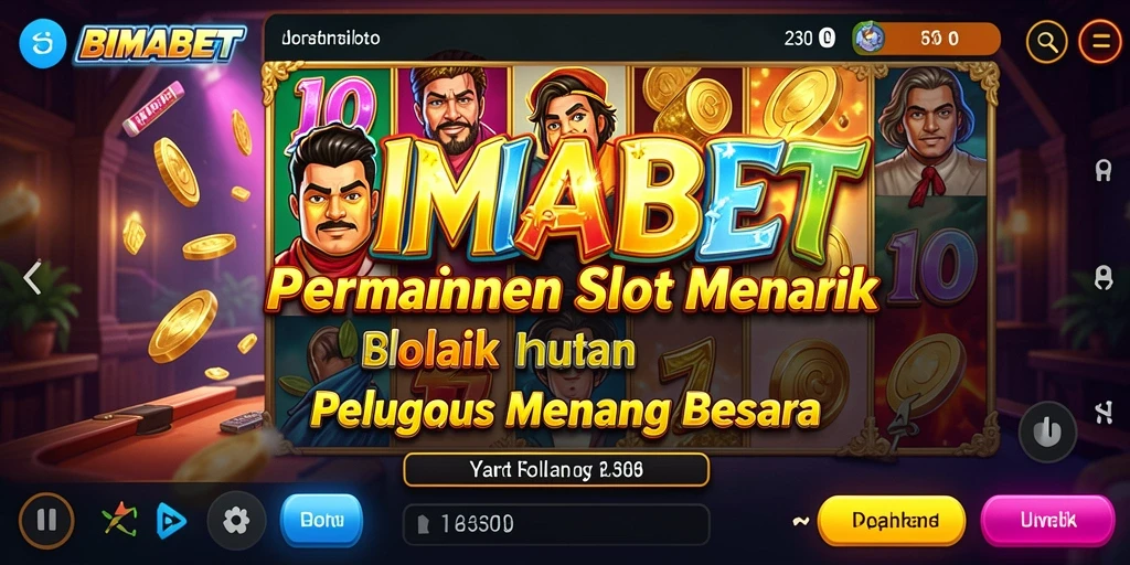 Gameplay menakjubkan dari slot BIMABET dengan grafis yang menarik.