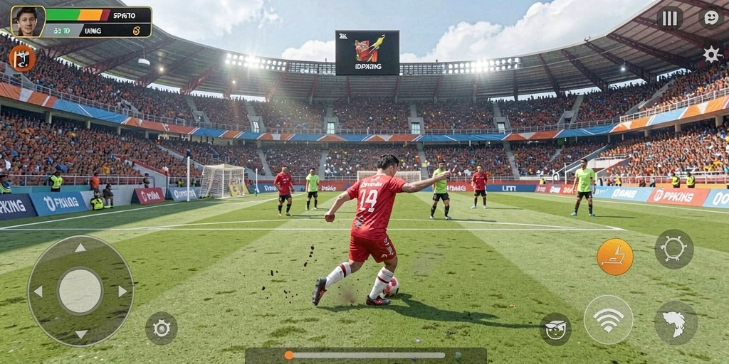 Tampilan gameplay <strong>IDPKING</strong> yang menegangkan dan seru.