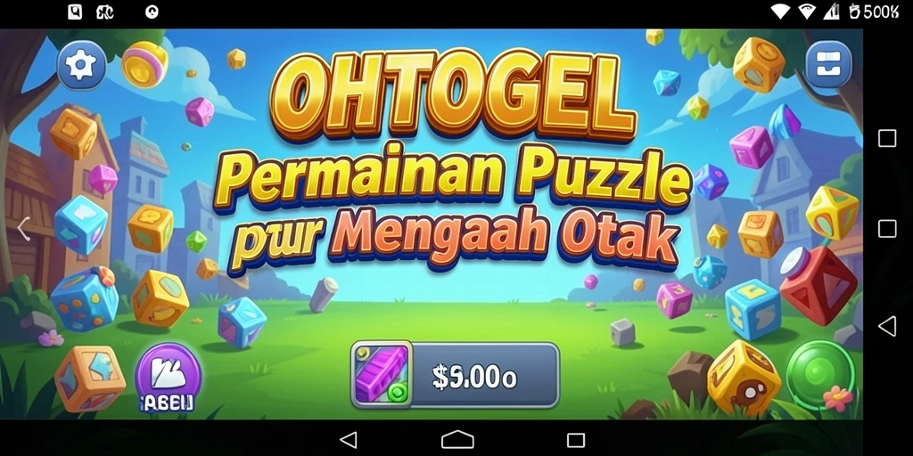 Tampilan gameplay OHTOGEL yang menarik dengan tantangan puzzle.