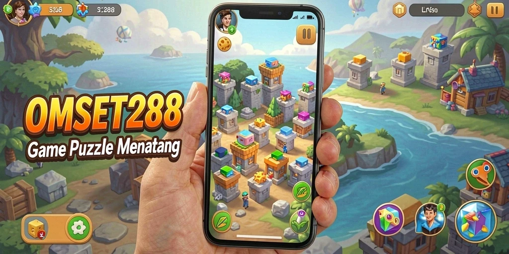 Tampilan gameplay OMSET288 yang menarik dan menantang teka-teki Puzzle.