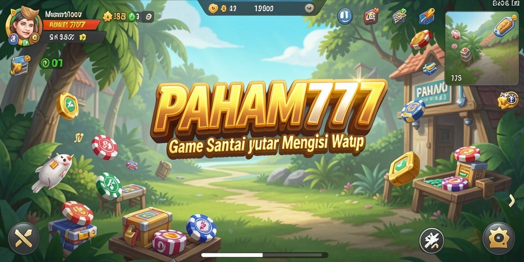 Screenshot utama PAHAM777 menampilkan gameplay kasual yang menarik.