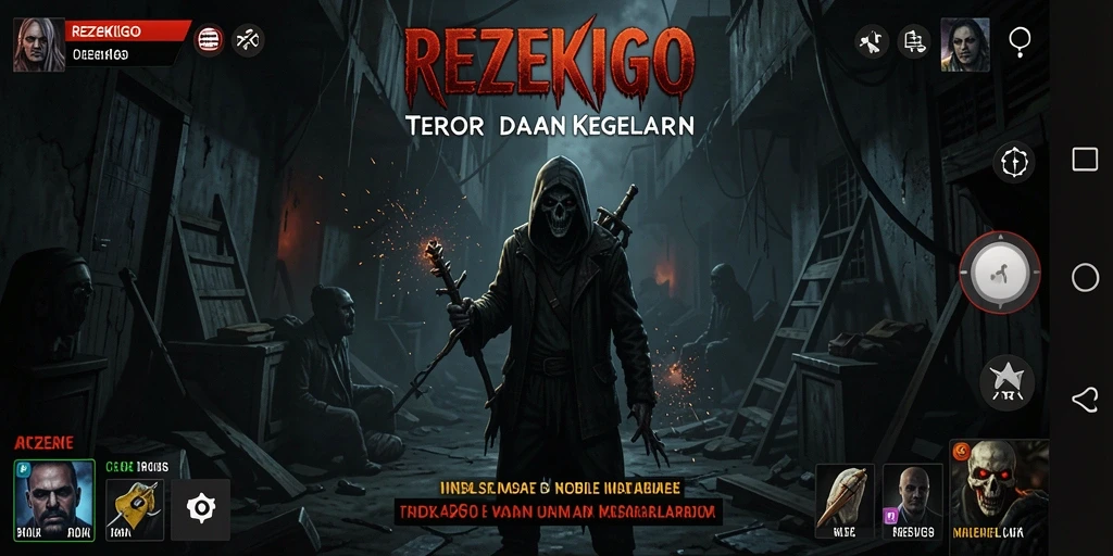 Menampilkan gameplay menegangkan dengan suasana Horror yang mencekam.